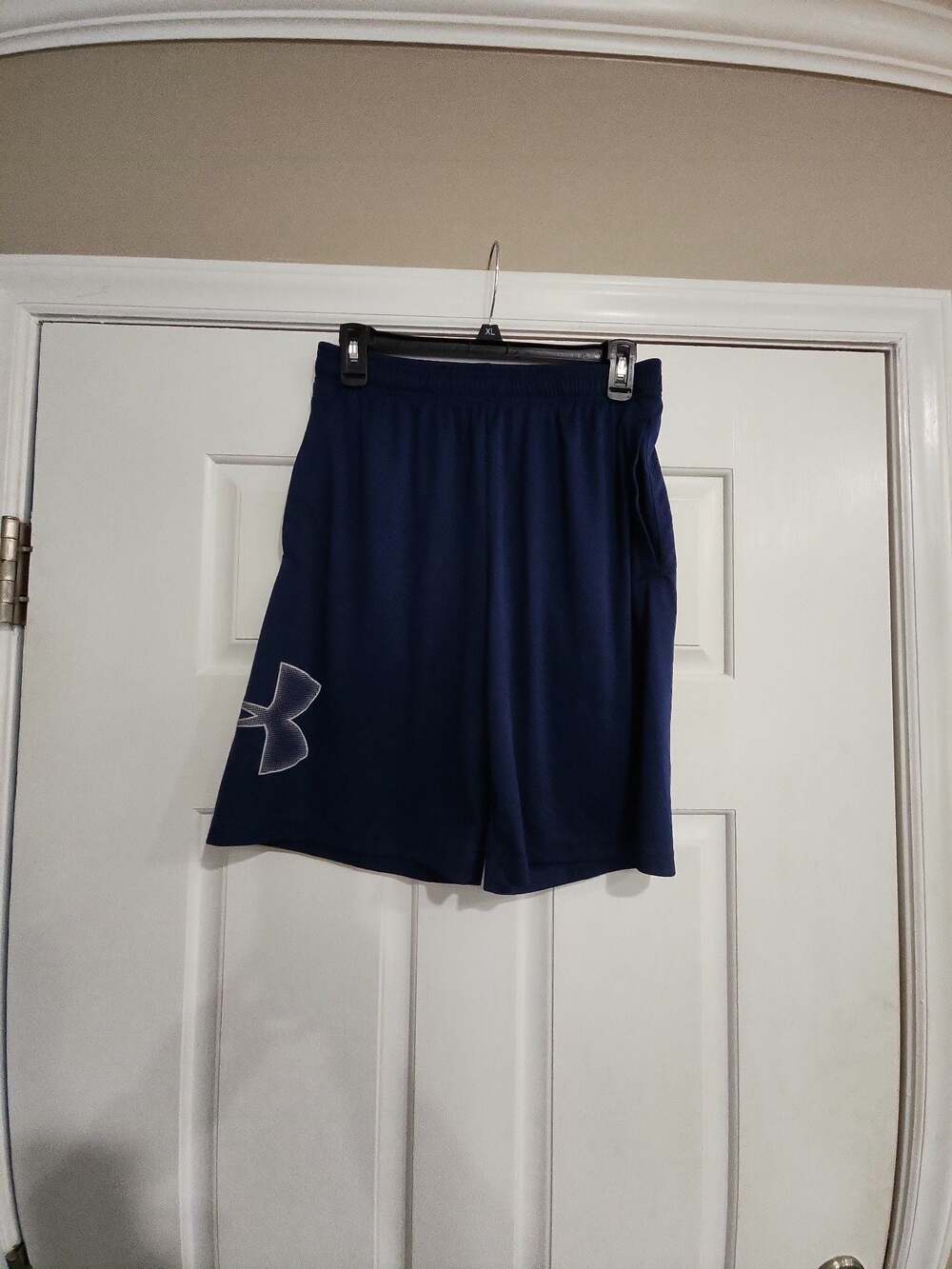 Under Armour Men's Tech Graphic Athletic Shorts Navy Blue